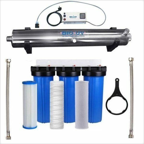 Station de traitement UV 3 filtres Big Blue BIO-UV Home-2 10 pouces